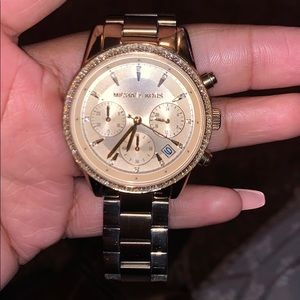 Gold Michael Kors watch